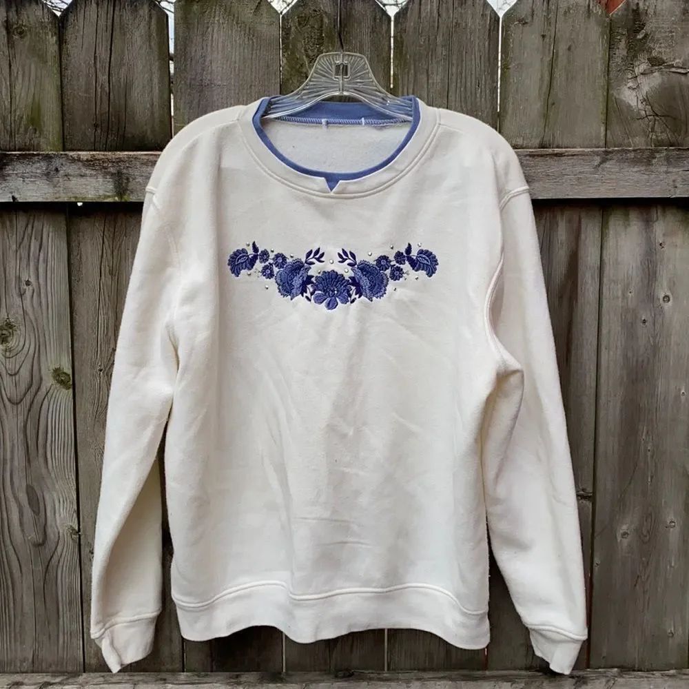Vintage Floral Sweatshirt sz. M *Lot of 2*